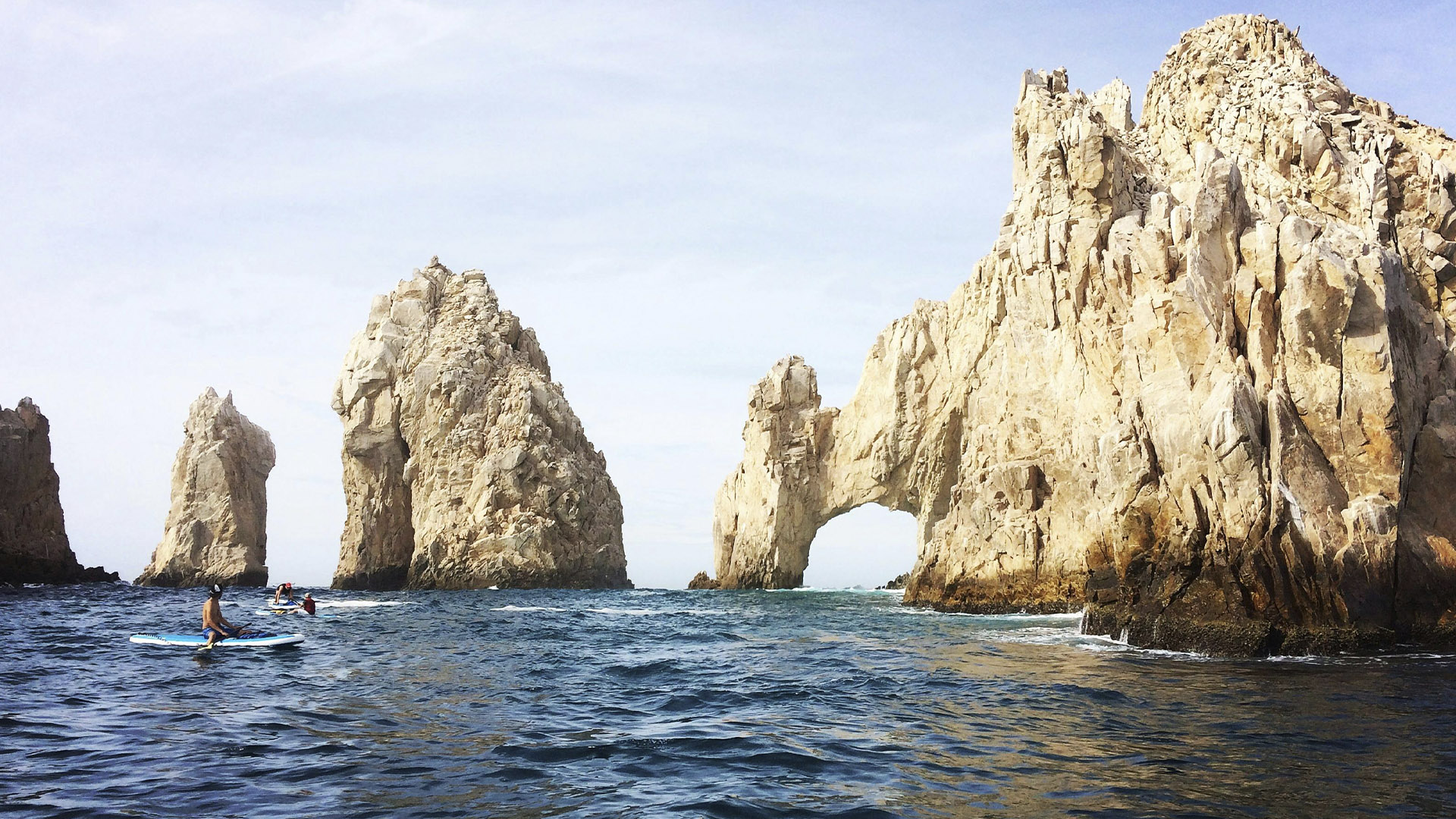 Los Cabos beachfront condos overlooking the Sea of Cortez at sunrise