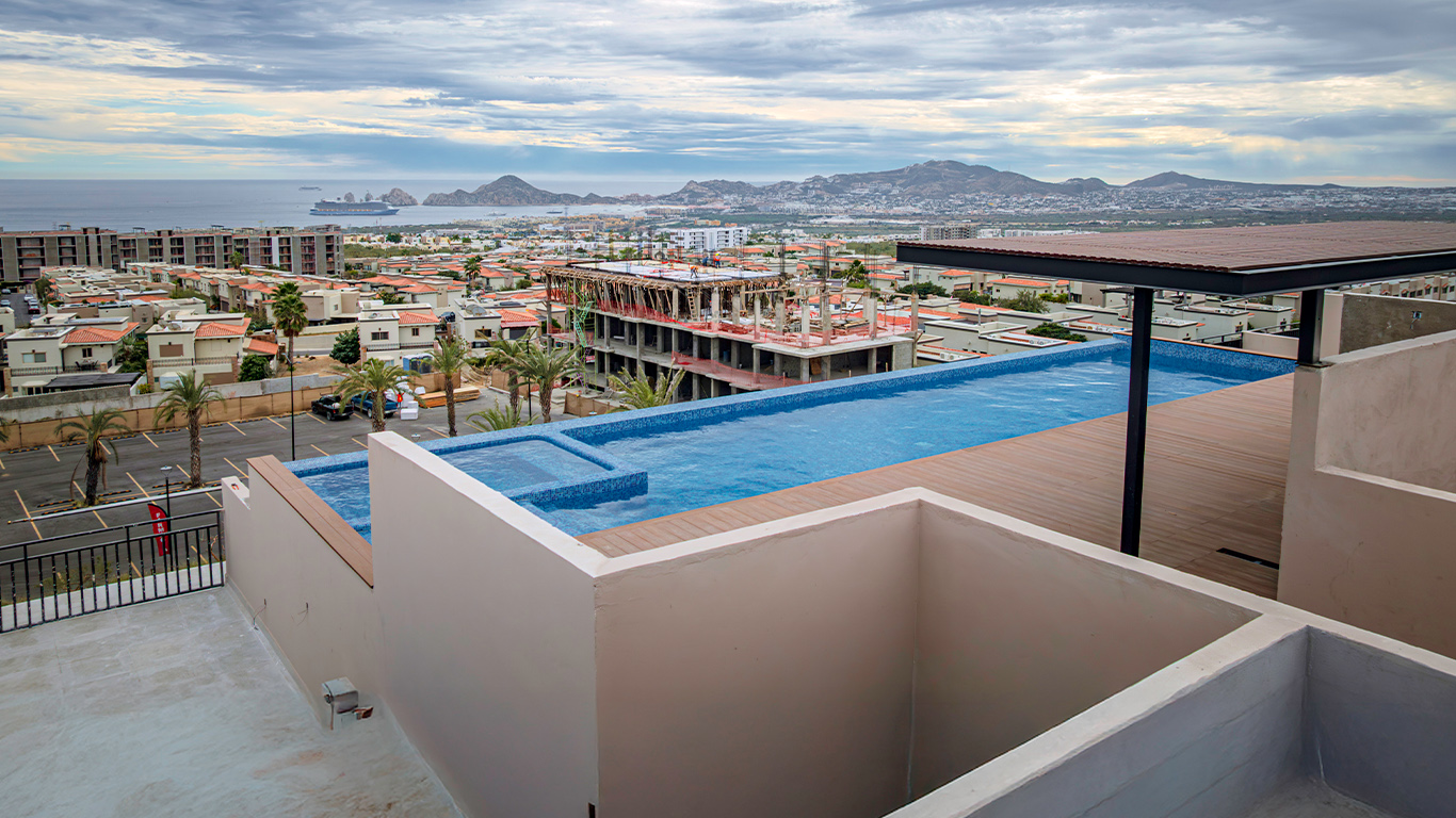 El Tezal Cabo Corridor condo developments aerial view
