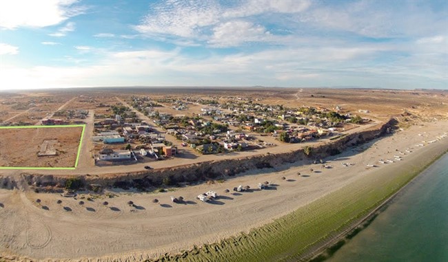 Developer Beach Front Lot For Sale in Infamous Scorpion Bay Surf Break